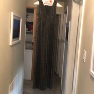 Sophisticated evening formal sleeveless gown